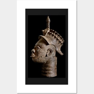 Ife Bronze Head Portrait Posters and Art